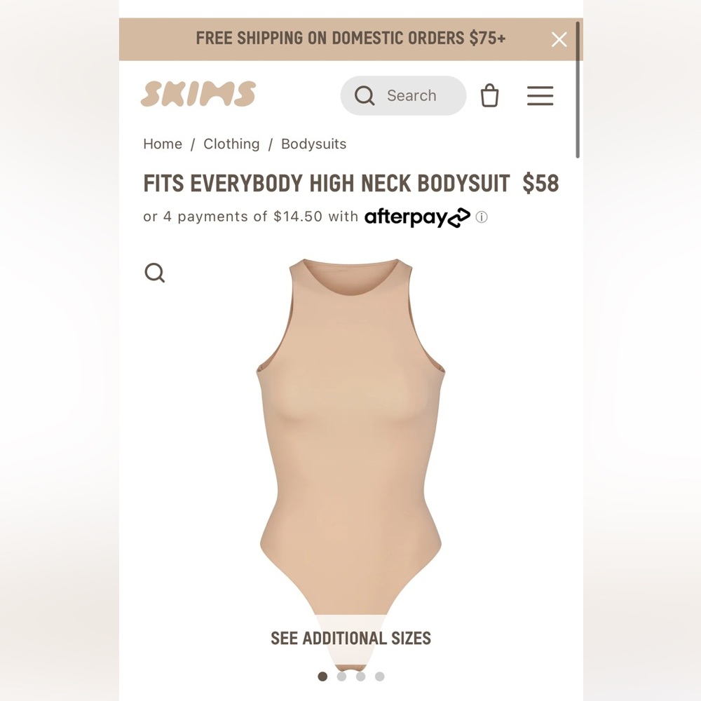 SKIMS Bodysuit, Size M, brand new never worn
